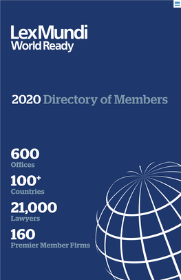 2020 Directory of Members