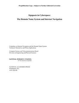 Signposts in Cyberspace: the Domain Name System and Internet Navigation