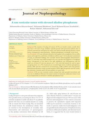 Journal of Nephropathology