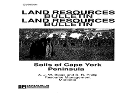 Soils of Cape York Peninsula