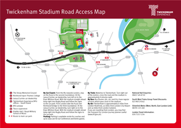 Twickenham Stadium Road Access Map