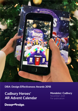 Cadbury Heroes' AR Advent Calendar
