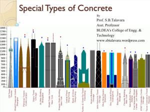Special Types of Concrete
