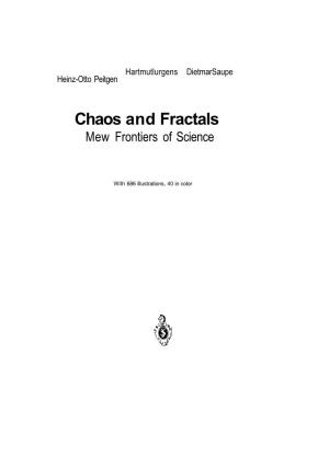 Chaos and Fractals Mew Frontiers of Science