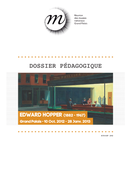 Téléchargez Le Dossier Pédagogique De L'exposition Edward Hopper