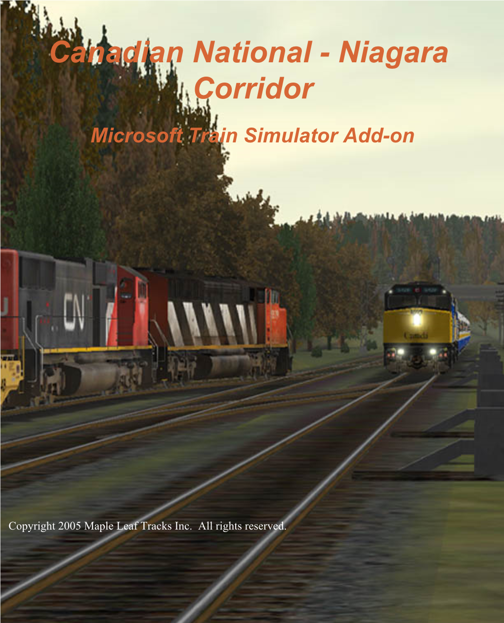Niagara Corridor Microsoft Train Simulator Add-On
