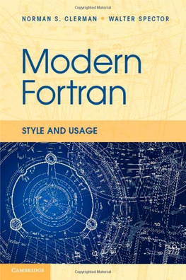 Modern Fortran Style and Usage