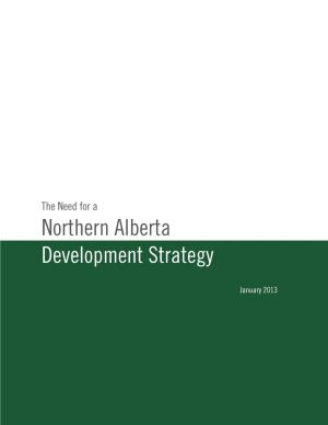 The Need for a Northern Alberta Development Strategy