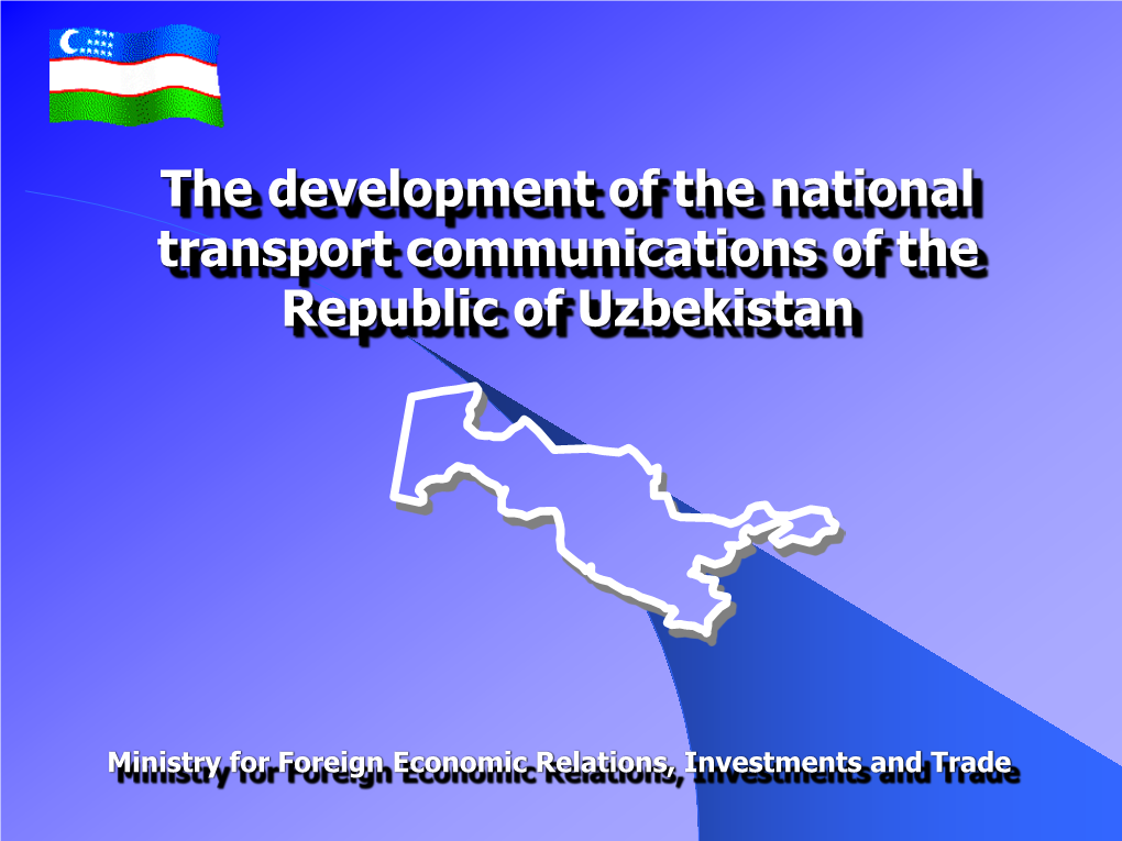 Industry of Uzbekistan Construction of New Railway Lines