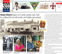 Dooky Chase's Legacy in Creole Cuisine May Only Be Eclipsed by Its