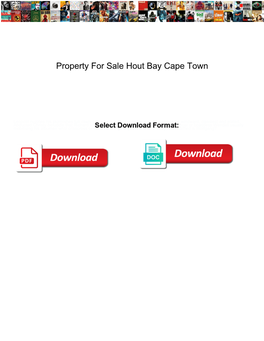 Property for Sale Hout Bay Cape Town