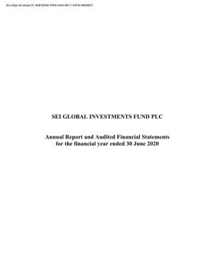 SEI Global Investments Fund Plc Annual Report and Audited Financial Statements for the Financial Year Ended 30 June 2020