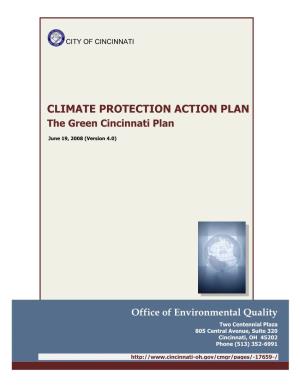 Climate Protection Action Plan: the Green Cincinnati Plan