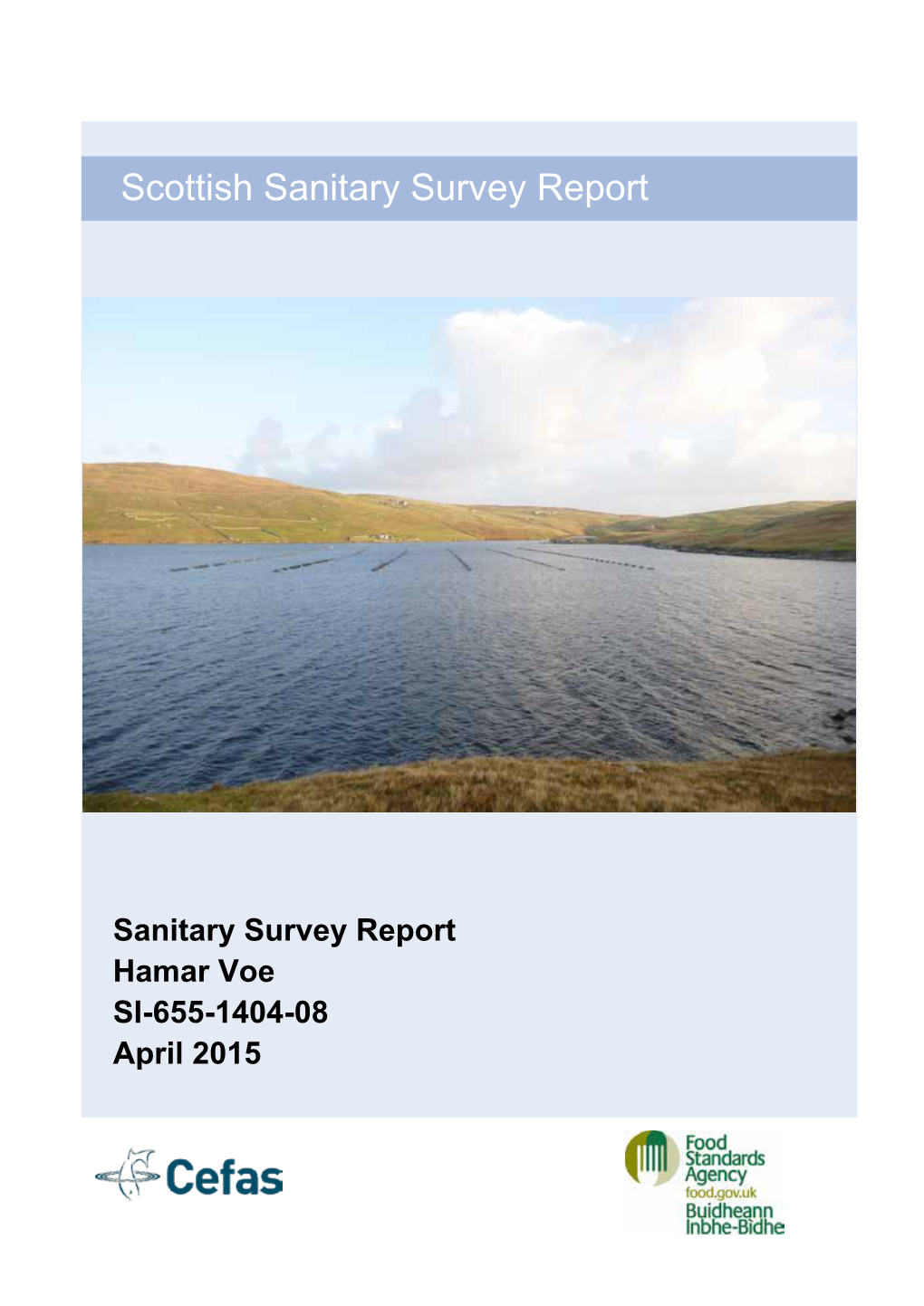 Scottish Sanitary Survey Report