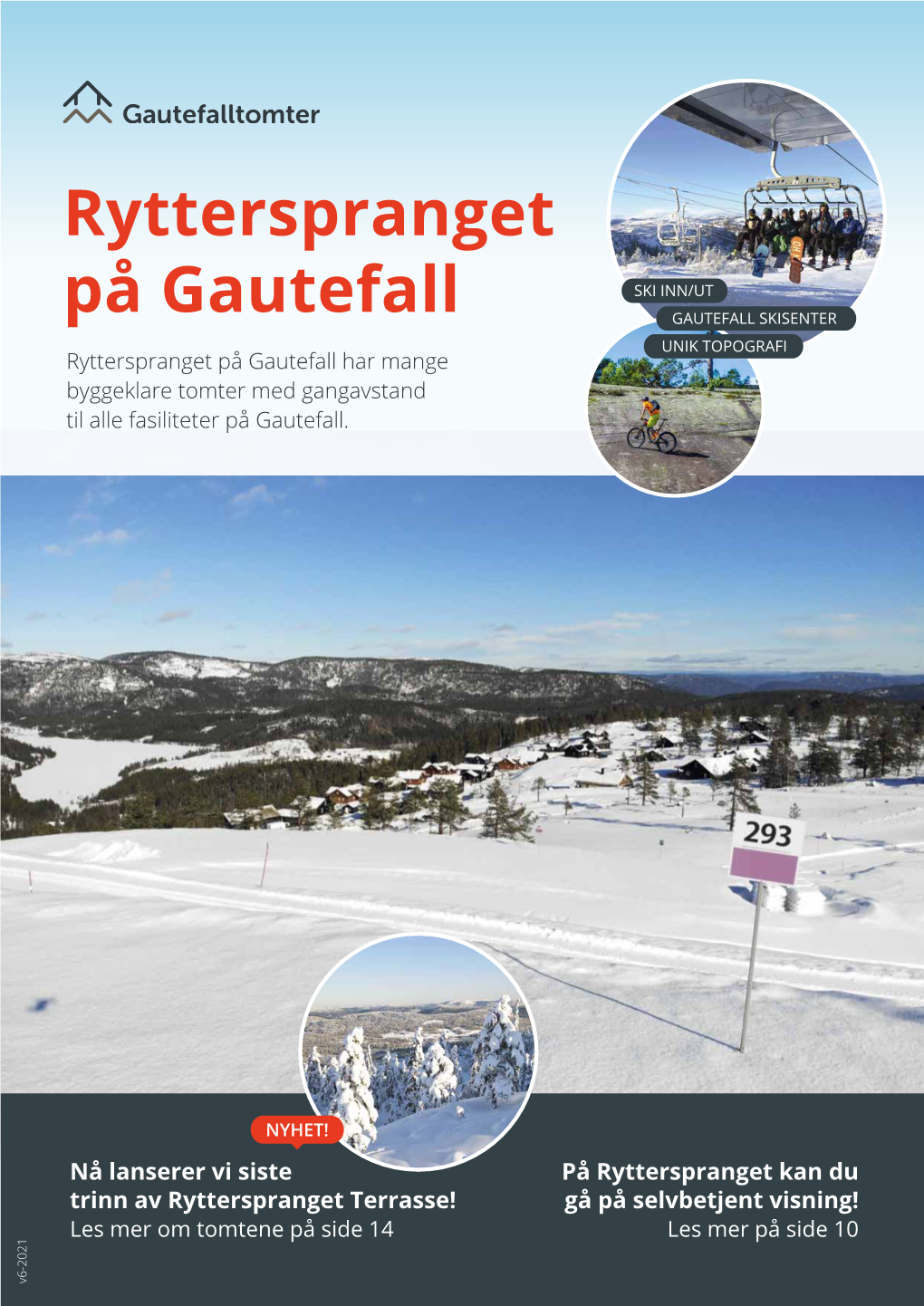 Rytterspranget På Gautefall Har Mange Byggeklare Tomter Med Gangavstand Til Alle Fasiliteter På Gautefall