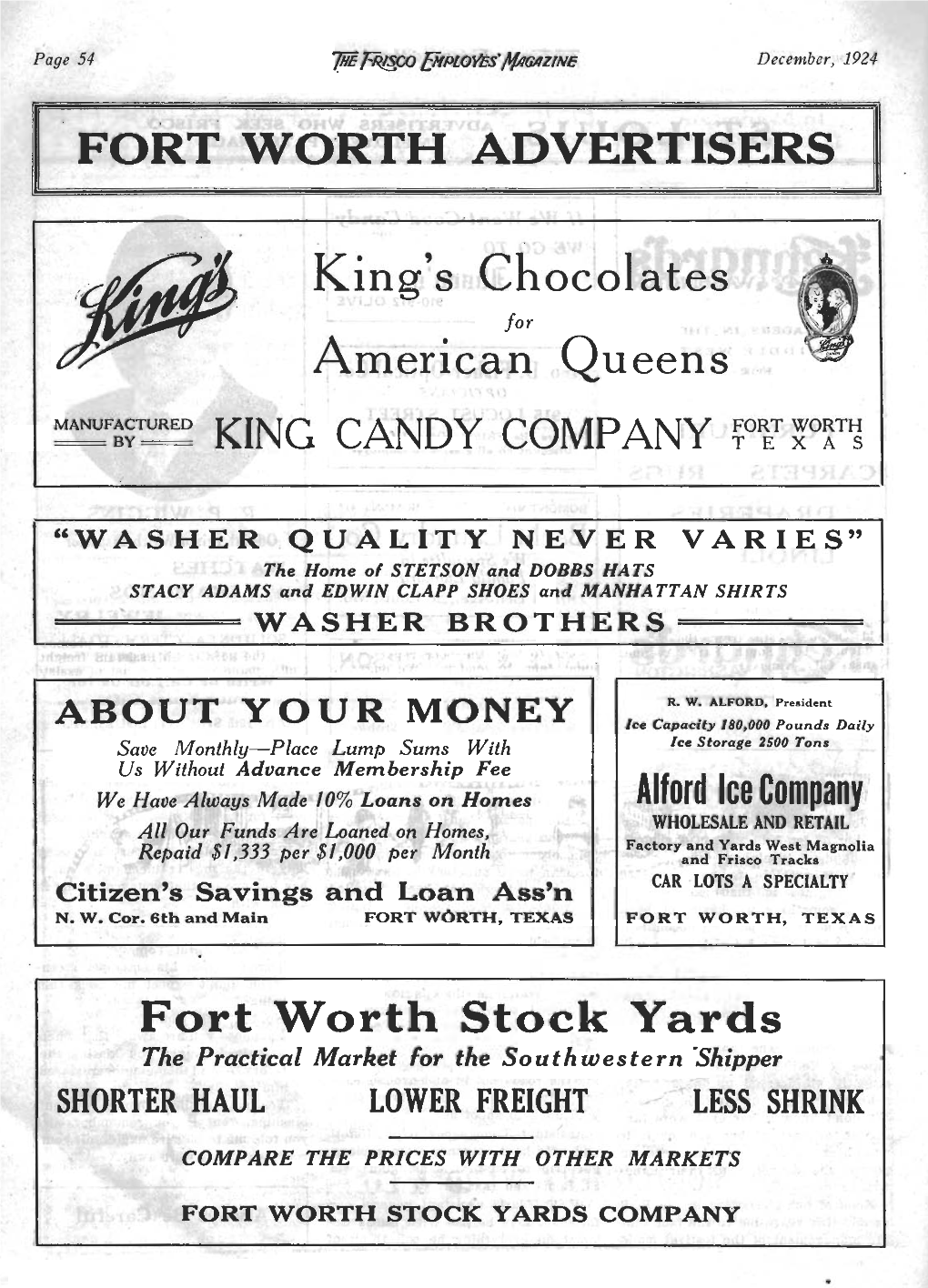 The Frisco Employes' Magazine, December 1924