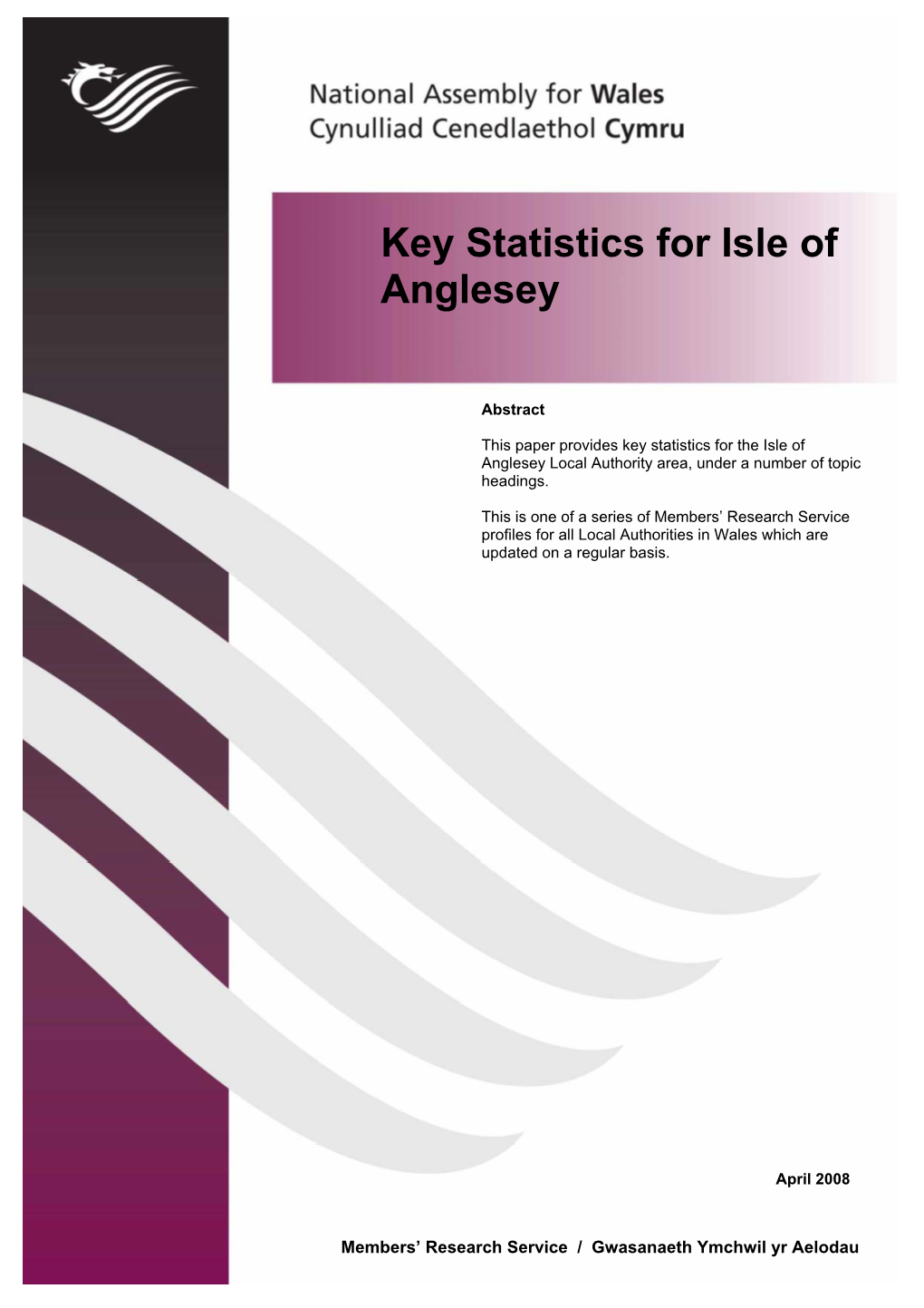 Key Statistics for Isle of Anglesey