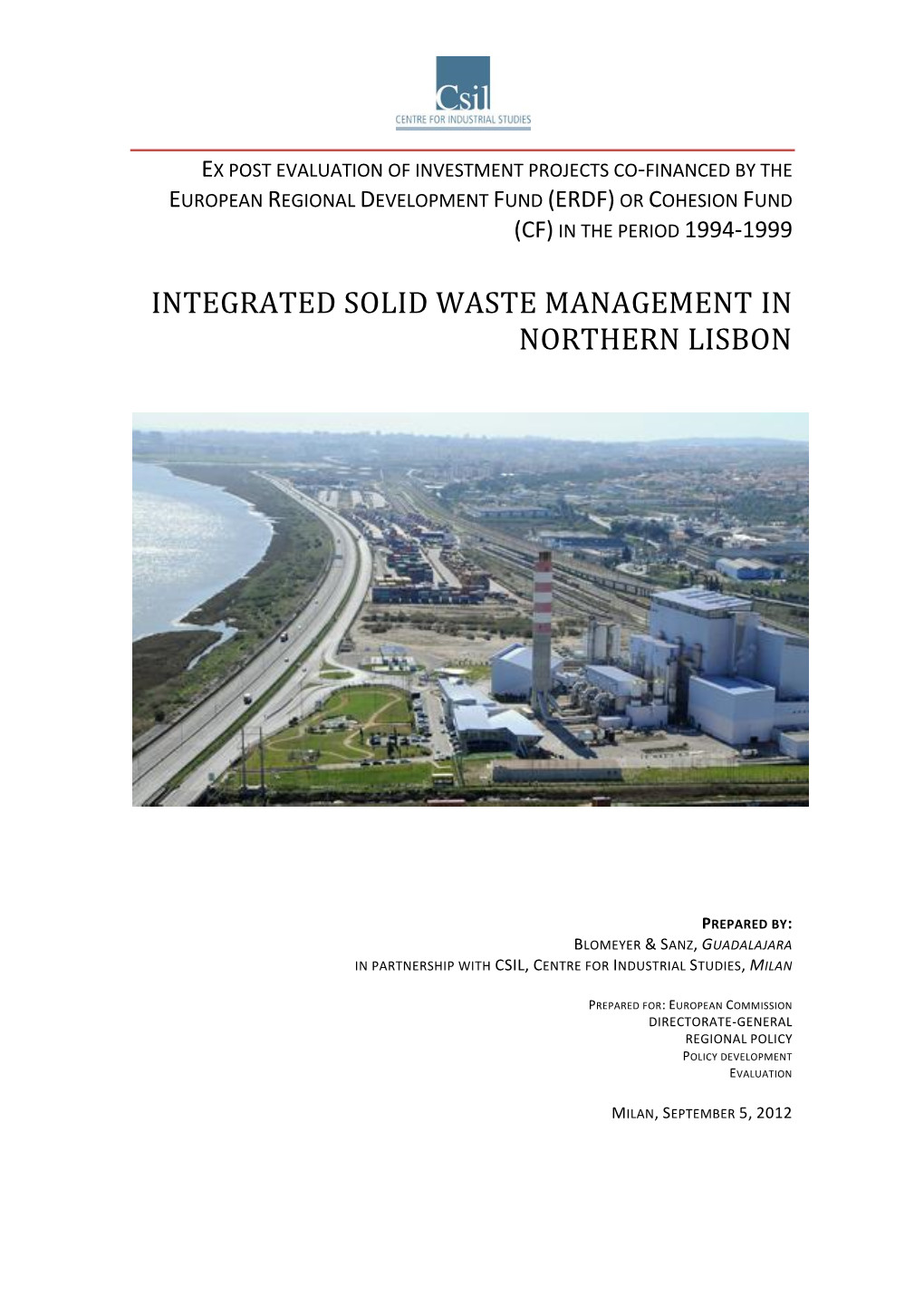 Integrated Solid Waste Management in Northern Lisbon