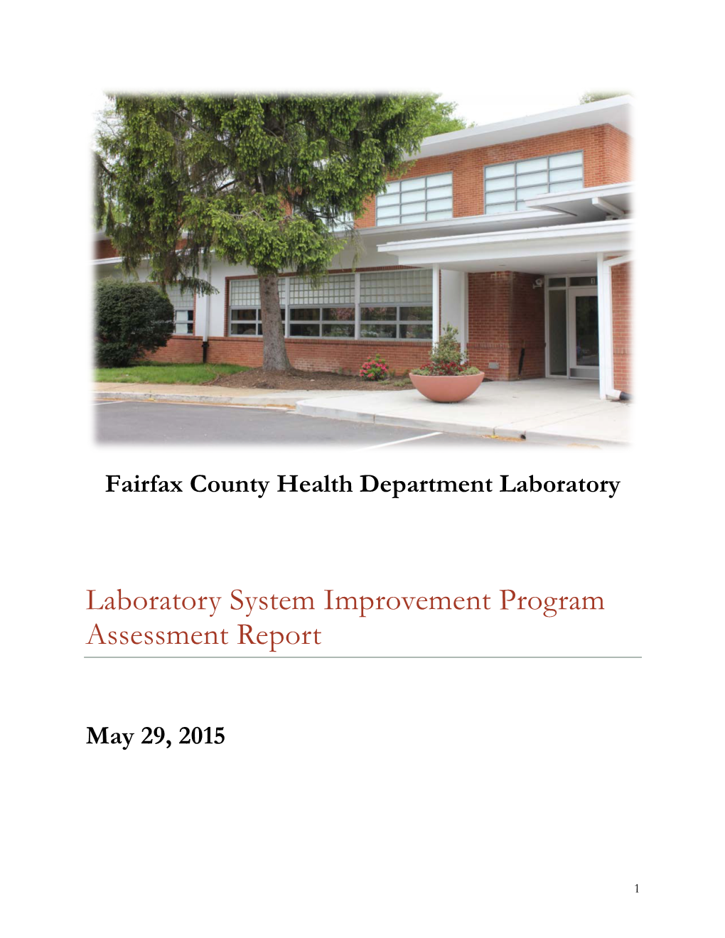 Fairfax County Public Health Laboratory System Assessment