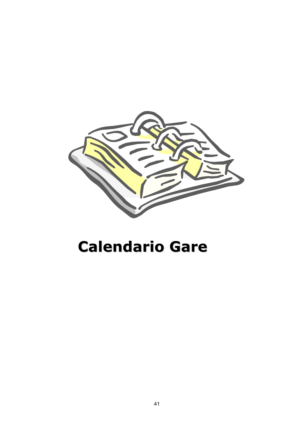 Calendario Gare