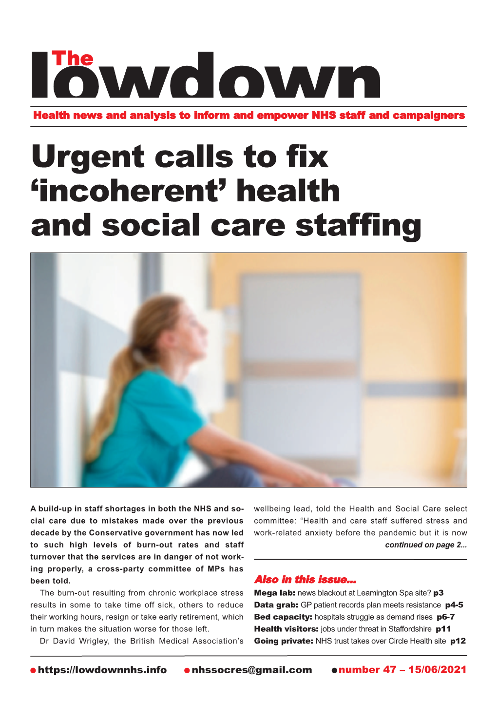 Urgent Calls to Fix 'Incoherent' Health and Social Care