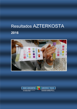 Resultados AZTERKOSTA 2016