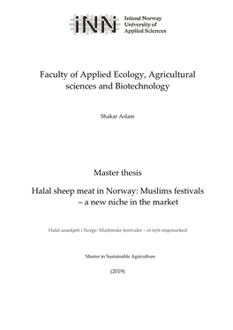 Faculty of Applied Ecology, Agricultural Sciences and Biotechnology