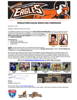Middletown Eagles Wrestling Fundraiser