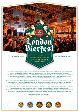 London Bierfest 2021