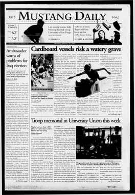 Mustang Daily, January 24, 2005