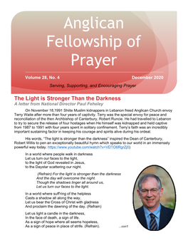 Click This Link to Download a Copy of the Anglican Fellowship of Prayer