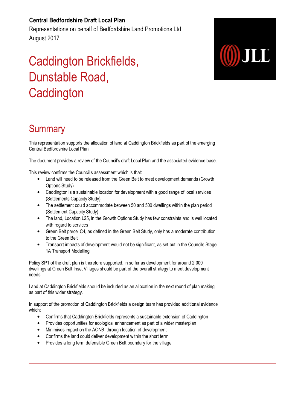 Caddington Brickfields, Dunstable Road, Caddington