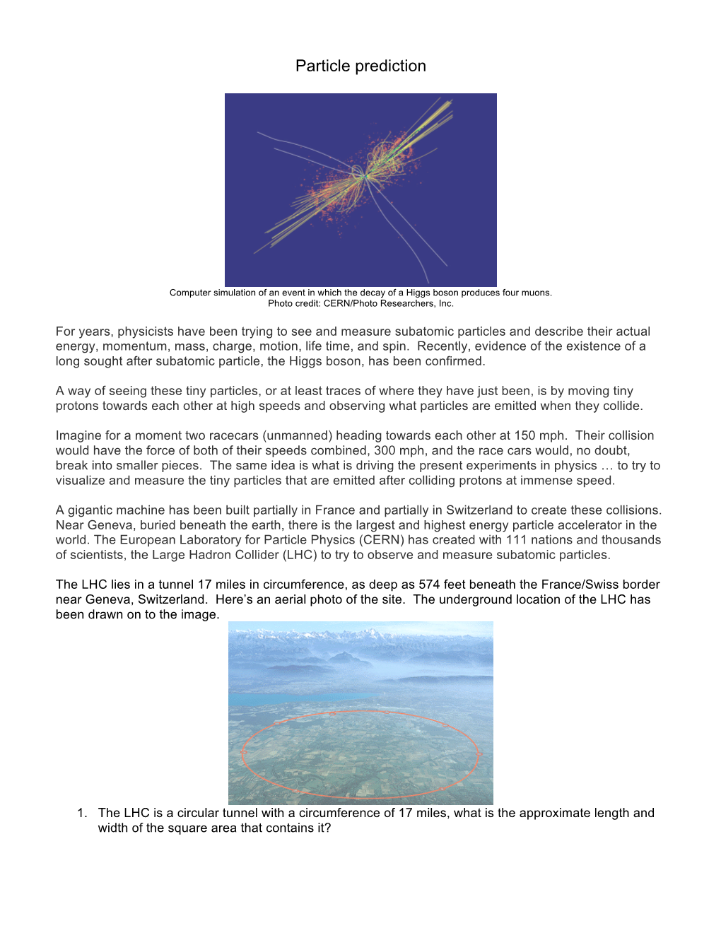 Particle Prediction