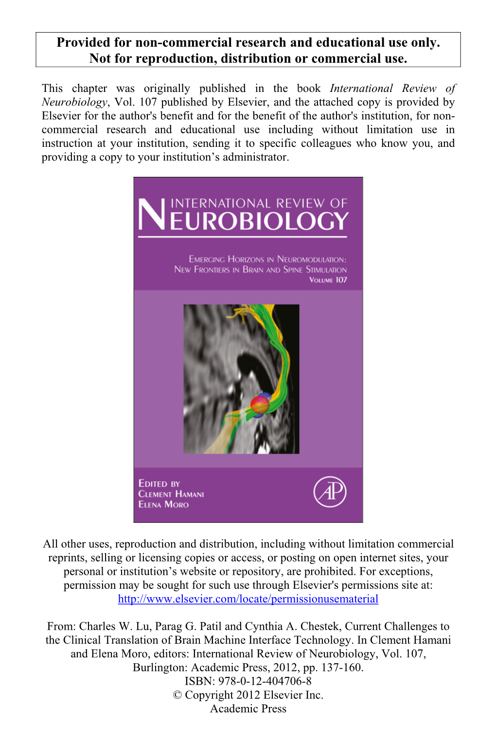 Current Challenges to the Clinical Translation of Brain Machine Interface Technology