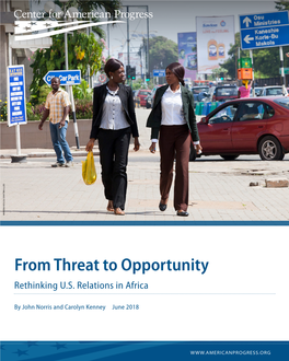 From Threat to Opportunity Rethinking U.S