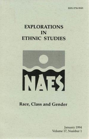 Explorations in Ethnic Studies