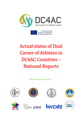 Actual Status of Dual Career of Athletes in DC4AC Countries – National Reports