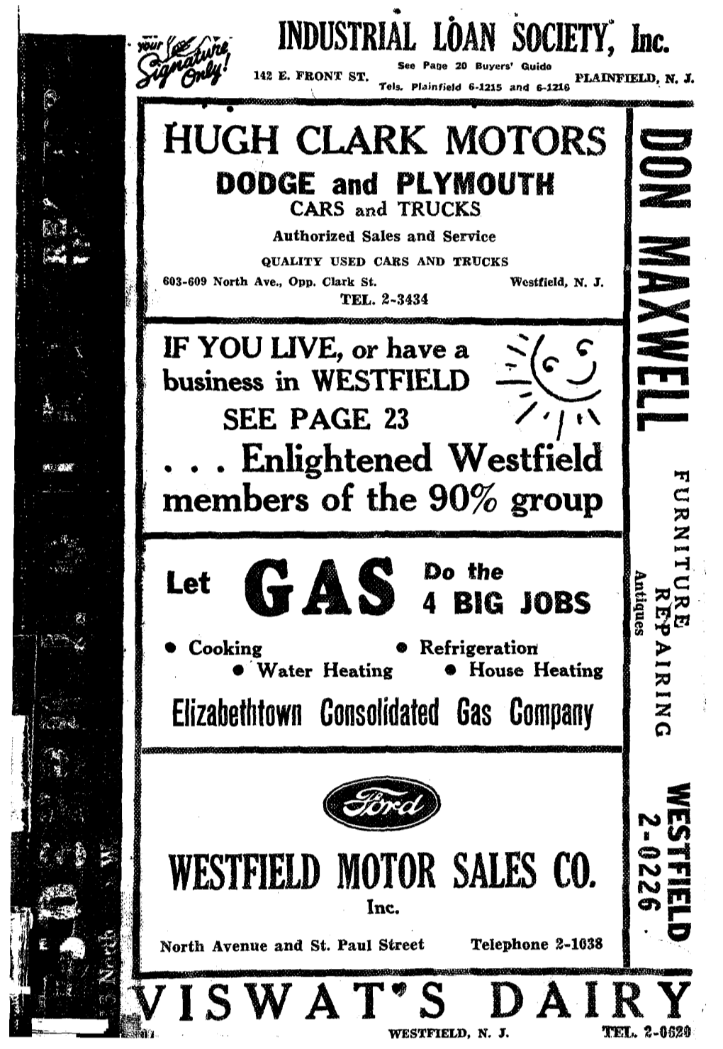 Westfield Motor Sales Co. Viswats Dairy