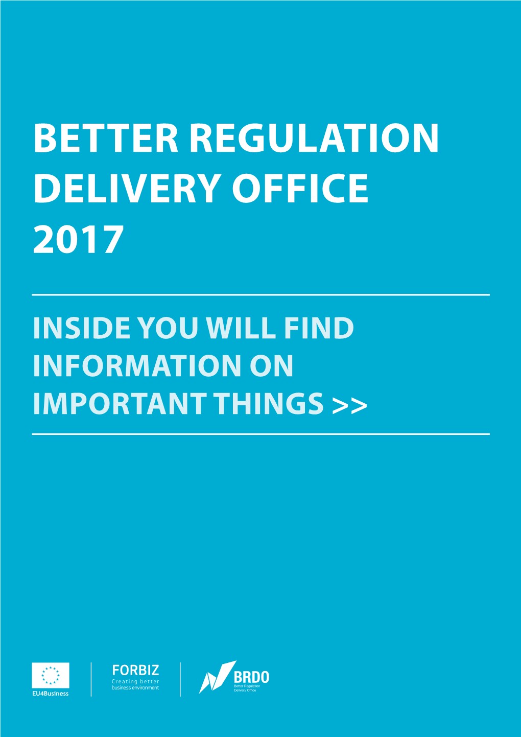 Better Regulation Delivery Office 2017