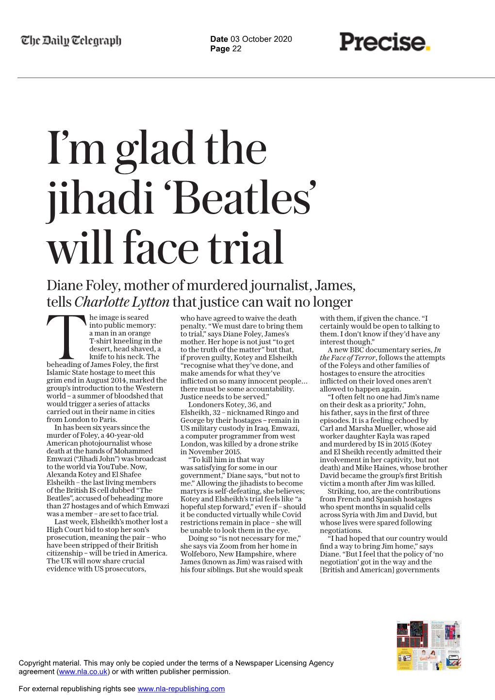 I'm Glad the Jihadi 'Beatles' Will Face Trial