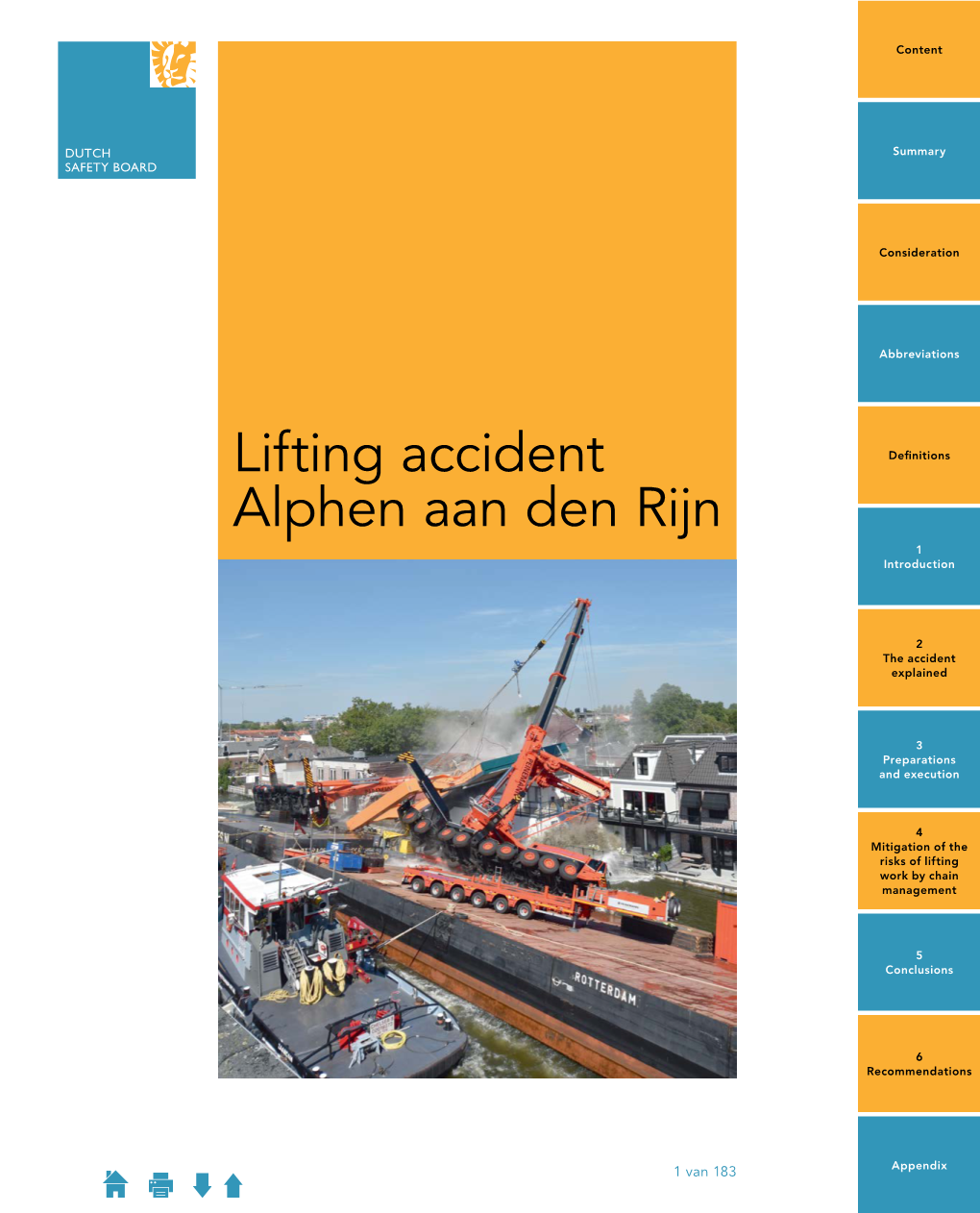 Lifting Accident Alphen Aan Den Rijn