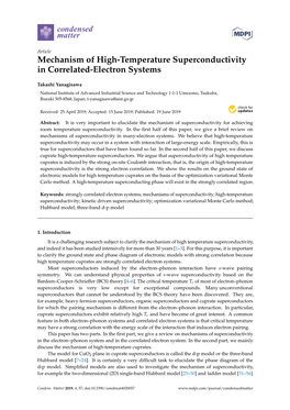 Mechanism of High-Temperature Superconductivity in Correlated-Electron Systems