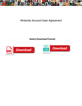 Nintendo Account User Agreement