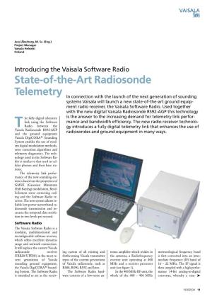 State-Of-The-Art Radiosonde Telemetry