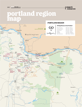 Portland Region Map PORTLAND REGION
