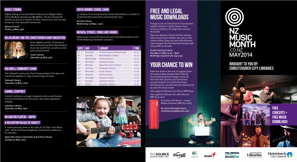 New Zealand Music Month 2014