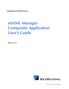 Ebxml Manager Composite Application User's Guide