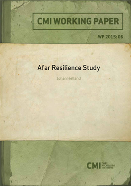 Afar Resilience Study
