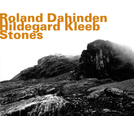 Roland Dahinden Hildegard Kleeb Stones