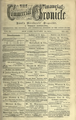 January 21, 1871, Vol. 12, No